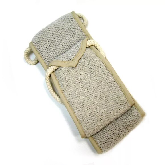 AQUIS Double-Sided Exfoliating & Cleansing Back Scrubber Beige or Black - Picture 12 of 12